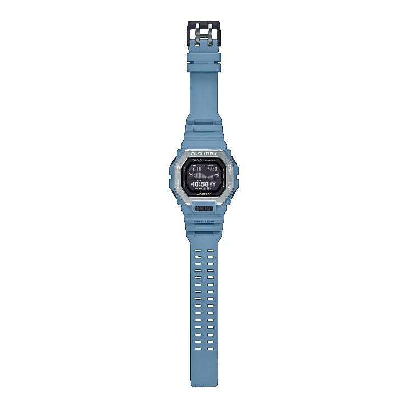 Casio Мужские часы G-SHOCK из нержавеющей стали, водонепроницаемость 200 м, цифровые, ударопрочные, кварцевые, GBX-100-2A