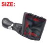 Car Accessories Manual 5/6 Speed Gear Shift Knob Gaiter Boot Cover For Skoda Octavia A5 A6 2004 2005 2006 2007 2008 2009 -
