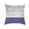 Set of 2 Purple Throw Pillow Covers Modern Abstract Black Bold Decorative Pillow Cases Home Decor Square 18x18 Inches Pillowcases