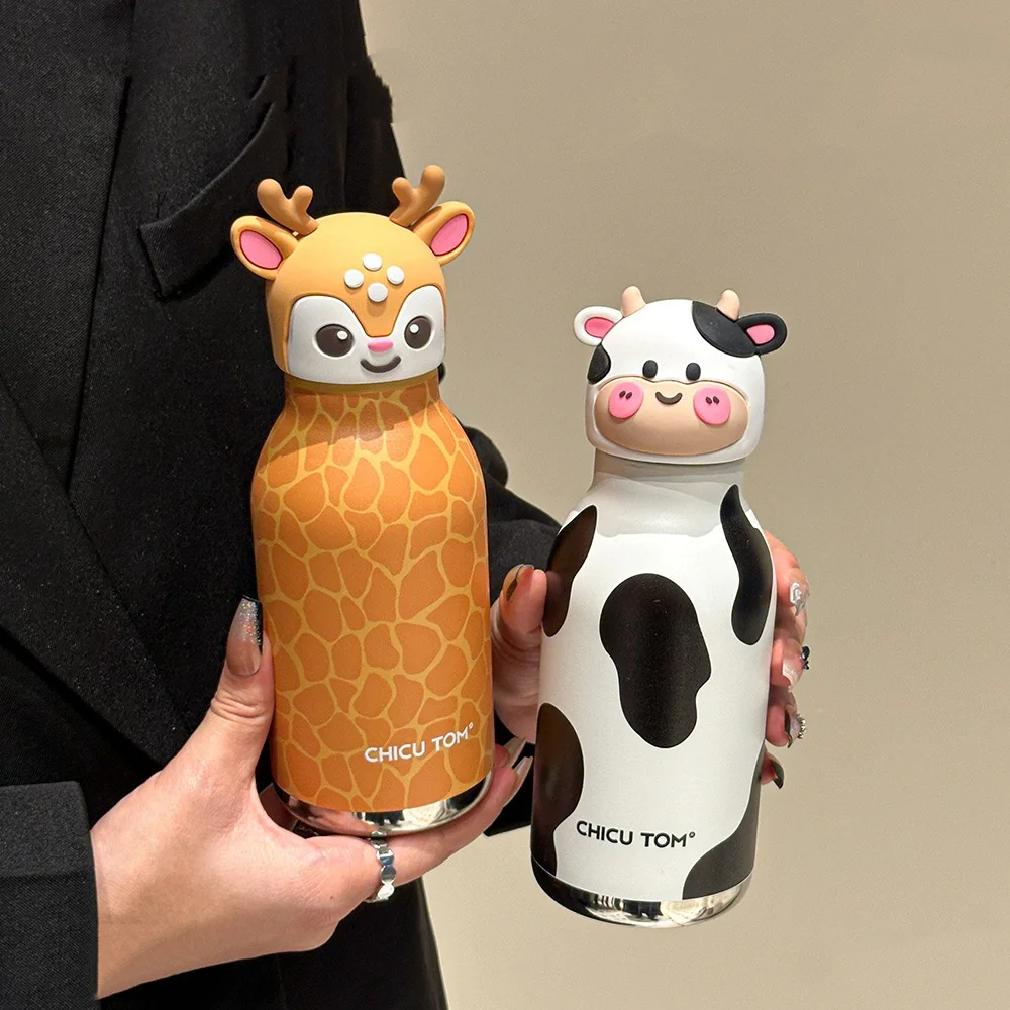 3D Animal Head Thermos 480ml