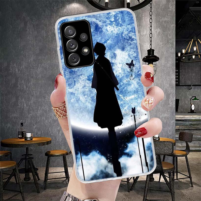 Чехол для телефона Bleach Кучики Рукия Мягкий для Samsung Galaxy A12 A22 A32 A52 A72 A02S A51 A50S A71 A70 A31 A20S Note 20 Ultra S10 A10