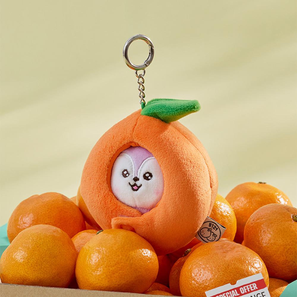 BT21 MANG Малыш Оранжевая Вечеринка Плюшевый Брелок