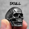 Gothic Punk Skull Stainless Steel Mens Rings Retro Trendy Domineering for Male Boyfriend Biker Jewelry Creativity Gift Wholesale