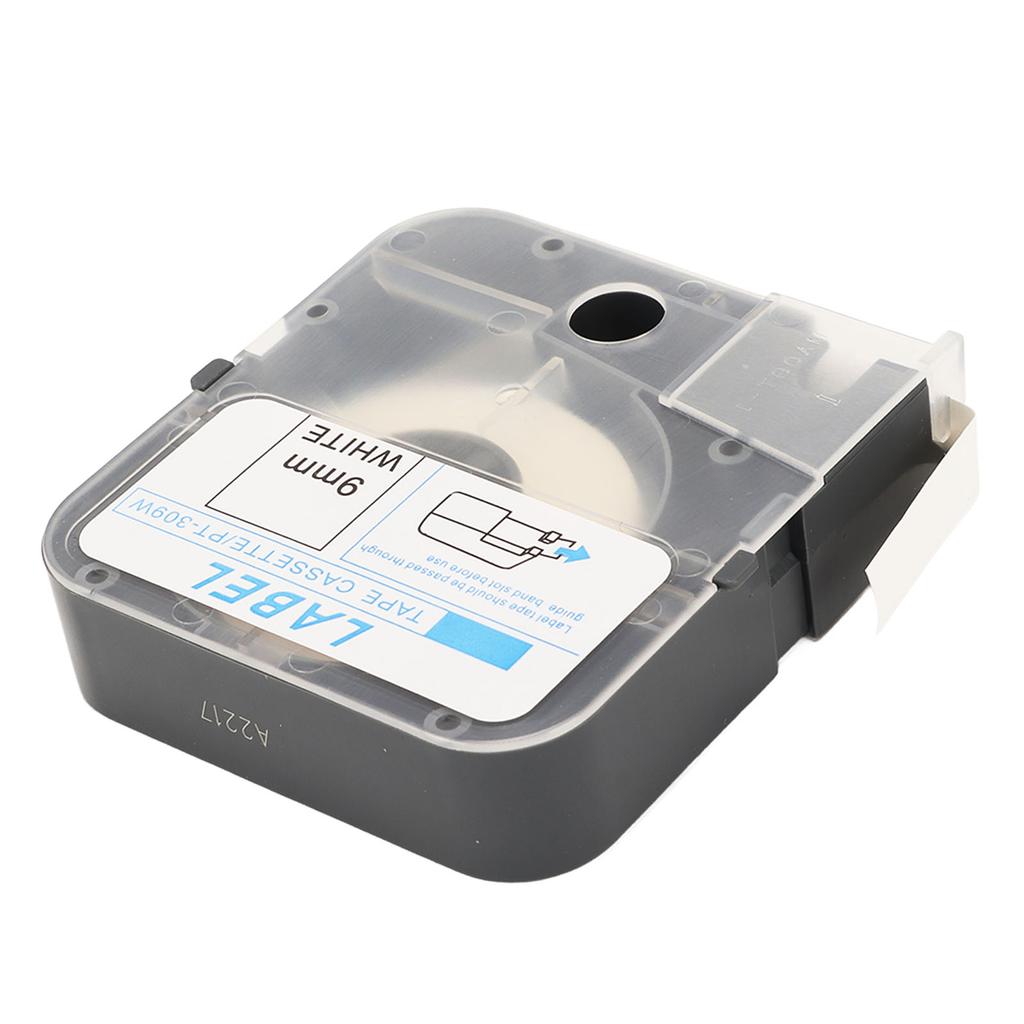 Label Maker Tape 9mm Wide 8m Length Self Adhesive Label Tape Refills for MAX LM380E LM390A LM370A LM