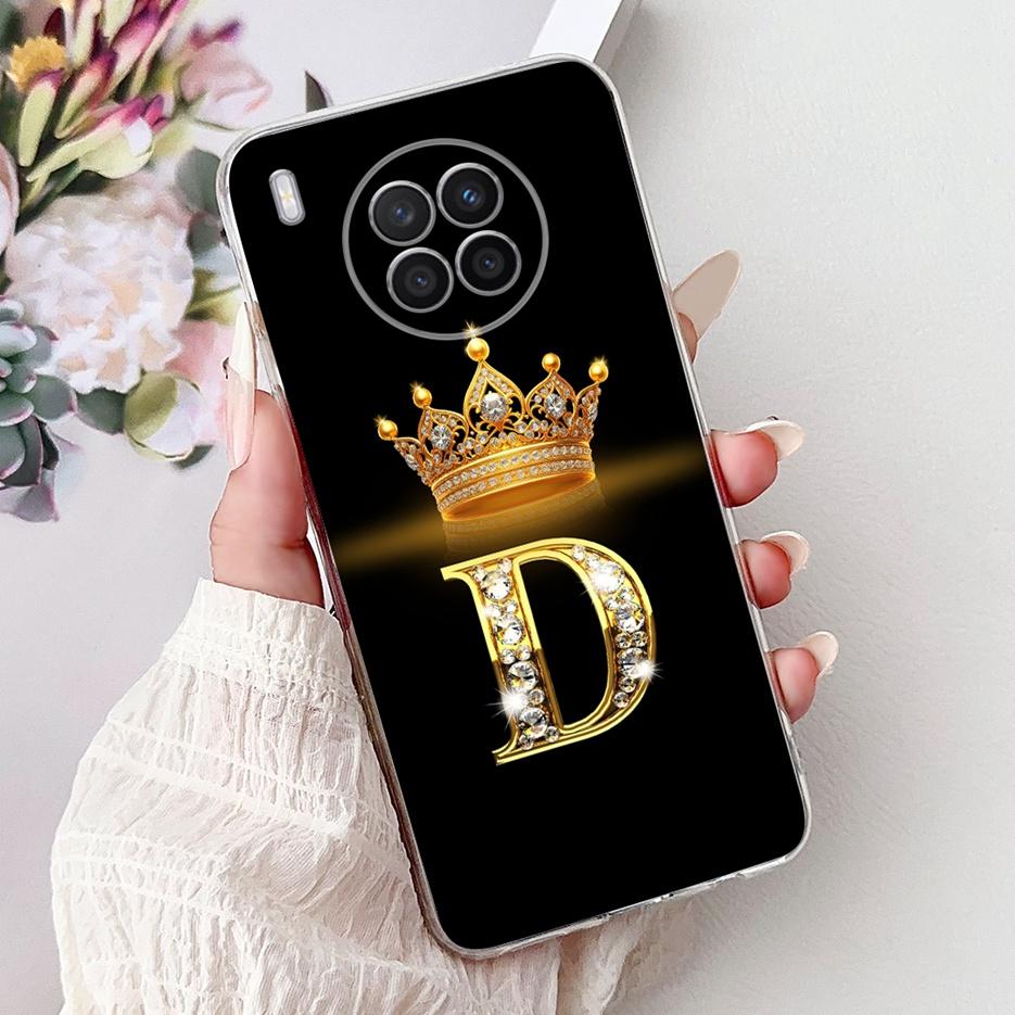 Чехол для Huawei Nova 8i Honor 50 Lite Новый Чехол с Буквами Короны Прозрачный Силиконовый Мягкий Тонкий Чехол для Телефона Для Honor 50 Lite Nova8i