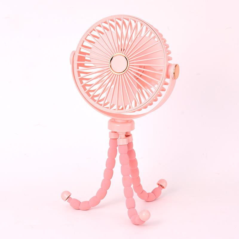 USB Rechargeable Desk & Clip Fan for Home, Office, Dorm – Compact Air Circulator