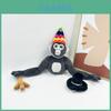 Новая плюшевая игрушка Gorilla Tag Monke, мягкая кукла с шляпой, высотой 25 см