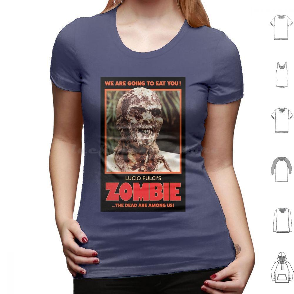 Lucio Fulcis ZombieRed T Shirt 6xl Cotton Cool Tee Luciofulci Fulci Horrormovie Horror Movies Zombies Zombie