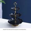 Nordic Style Three-Tier Fruit & Snack Tray for Living Room