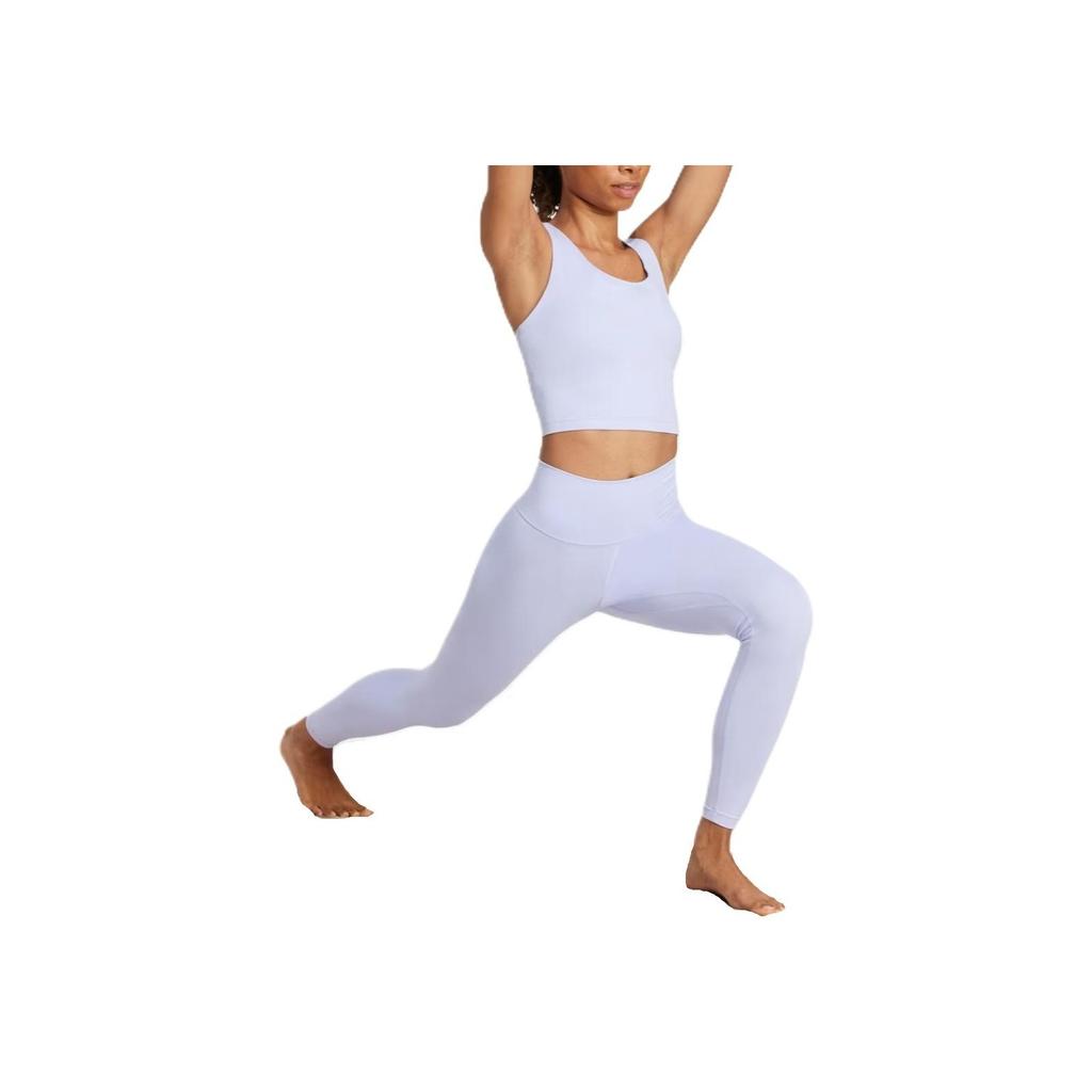 Adidas All Me Comfortable Skin-Friendly Dry Breathable Sports Long Pants Women Bottoms Purple JI8357