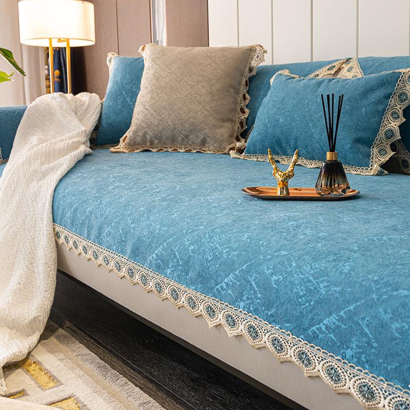 Доступная роскошная стильная диванная подушка, универсальный нескользящий чехол на четыре сезона, новый простой современный чехол для диванной подушки, полотенце