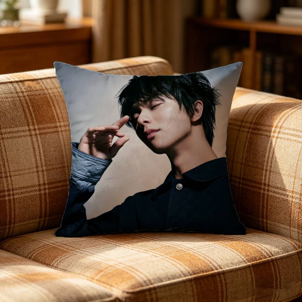 A Jump Legend HHanyu Yuzuru Pillow Case Pattern Printed Pillowcase For Living Room Sofa Cushion Cover