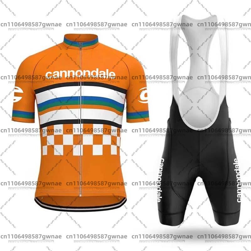 Комплект велосипедной формы Cannondale для горного велосипеда, Светоотражающая индивидуальная майка с нагрудными шортами, Летняя форма