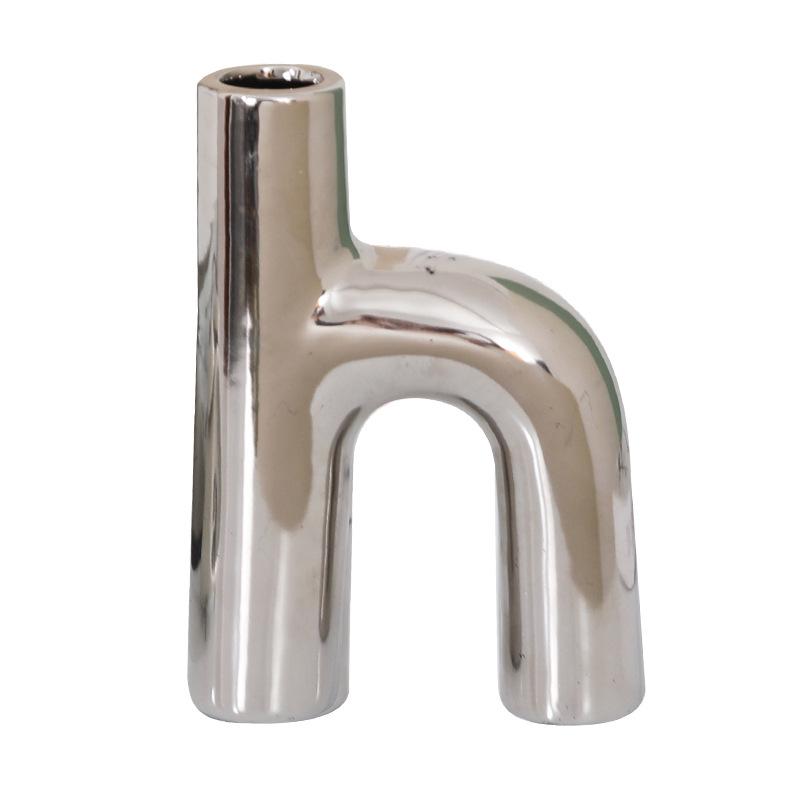 Нерегулярные инсы креативные алфавитные орнаменты Керамическая ваза Мягкое украшение для дома Современное украшение ваза Простое украшение для комнаты