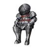 Retro Knight Armor Resin Statue, Medieval Guard Figurine for Desk Shelf, Dark Fantasy Home Decor for Office, Gift for Game Fans