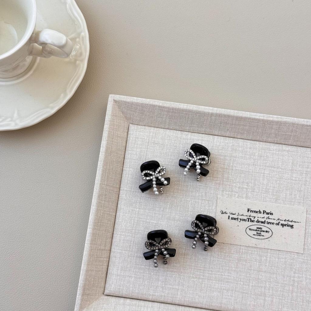 Маленький клип для волос с жемчугом, водой и бриллиантами, Бангс высокого класса, Клип для прически принцессы, Маленький аксессуар для волос