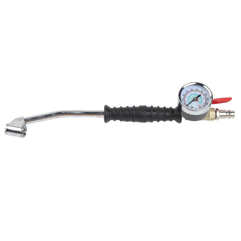 220PSI Air Tire Pressure Inflator with Valve for Car Truck Tire Pressure Gauge