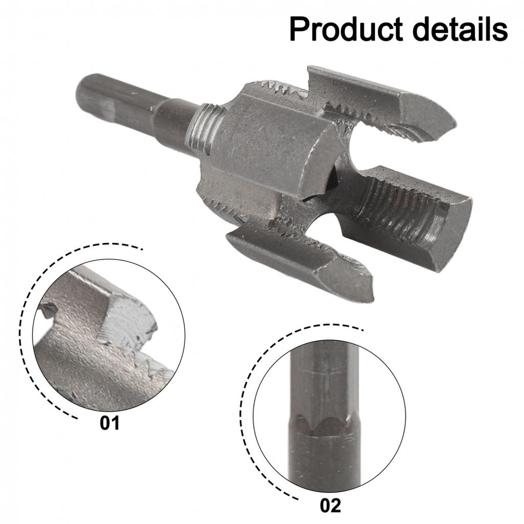 Набор сверл для открывания проволоки из легированной стали, 4 точки, открывалка для водопроводных труб PPR