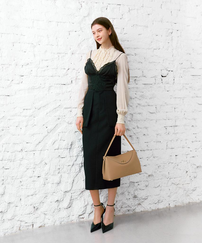Clave Nicole Beige Tote Bag