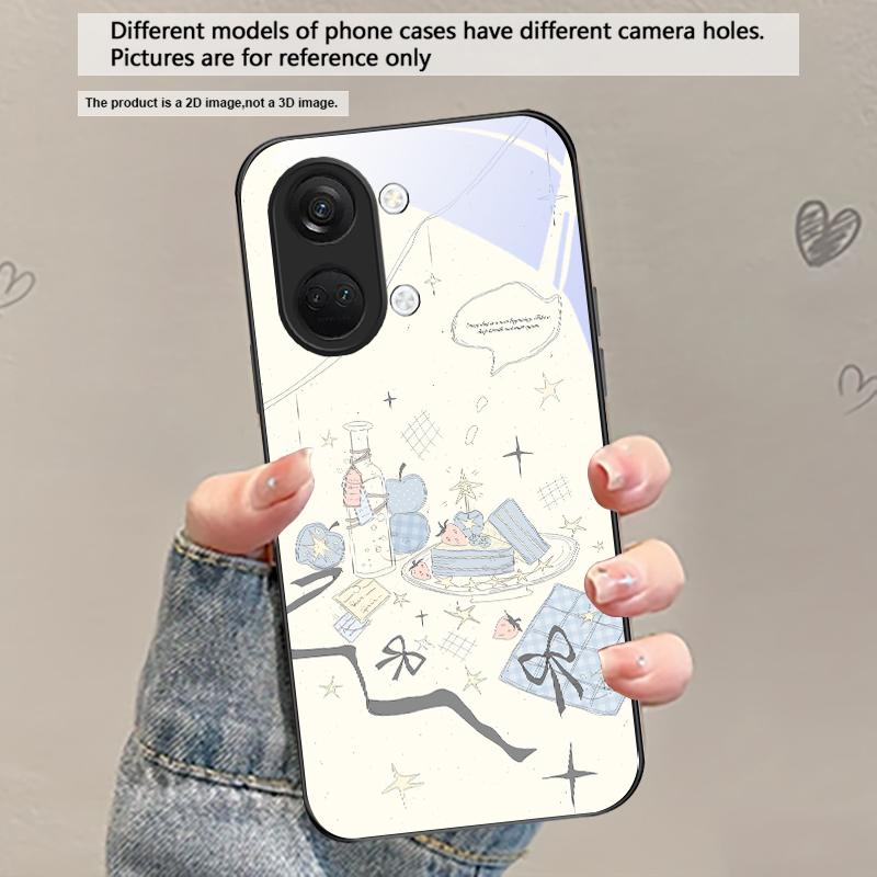 Свежий и целебный бриз Для OnePlus Ace 2 3 2V 5 Pro Nord CE 2T 2 3 Lite N20 N30 6 7T 8 T 9 10 Pro 11R 12R 13R Стеклянный чехол для телефона