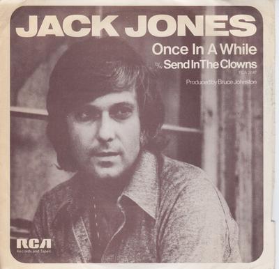 7-дюймовая пластинка ДЖЕК ДЖОНС - Время от времени RCA2647PROMO RCA Victor 1976 Великобритания Поп Б/у
