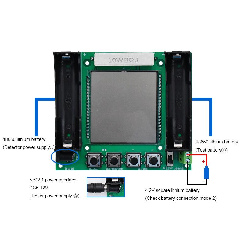 XH-M239 18650 Модуль тестера емкости литиевой батареи MaH/mwH Цифровые инструменты измерения батареи