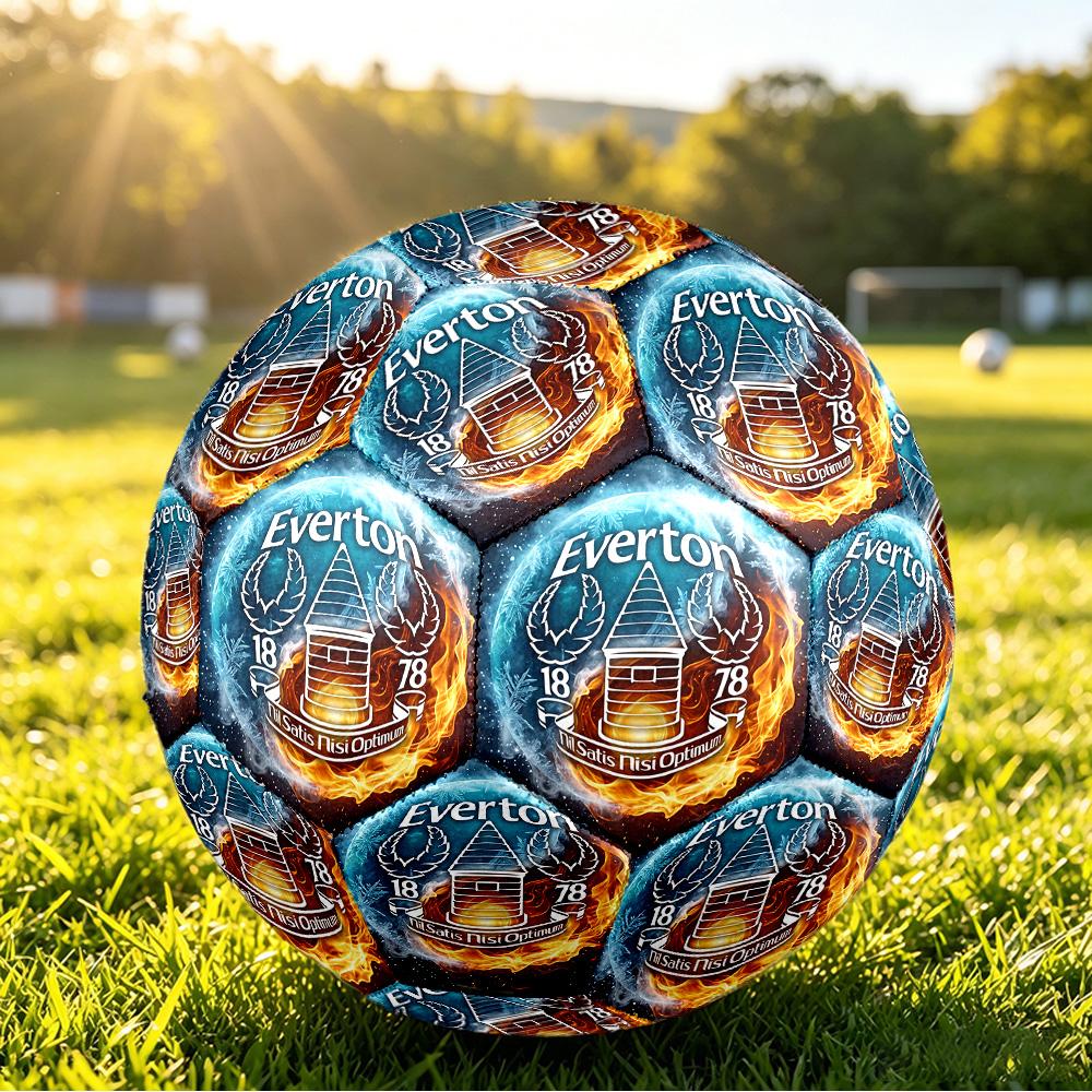 Футбольный мяч Everton Football, размер 5, с принтом, противоскользящий, для взрослых, сувенир для футбольных фанатов