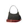 GUCCI Jackie 1961 Canvas With Leather Trim Crescent Shoulder Bag Shoulder Bag, Crossbody Bag Small Women's Black 678843-UN3AG-1294