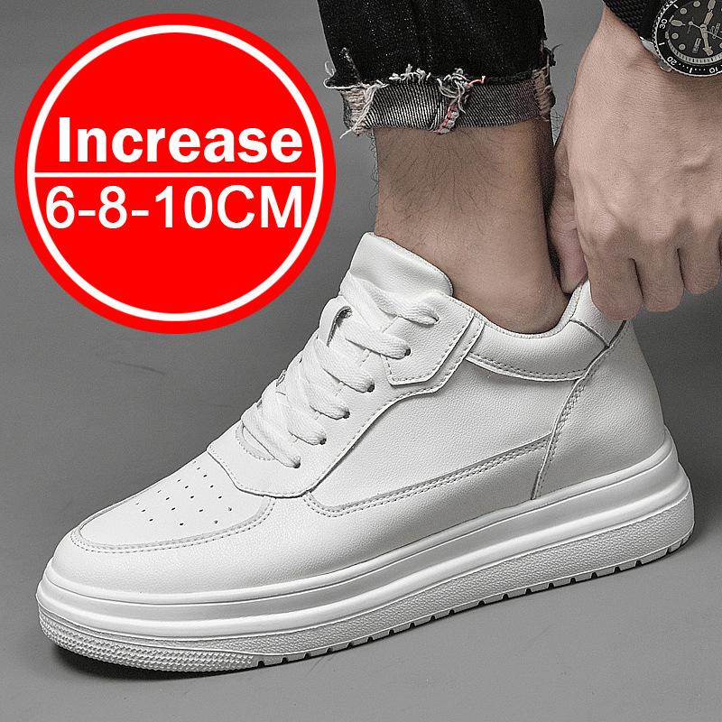 Genuine Leather Elevated Elevator Shoes, Elevated Shoes, Men's Insoles 6/8CM Men's Sports Shoes, Sport Zapatos Para Hombre36-46