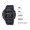 Casio Серия MWD-110H 100 метров водонепроницаемость Кварцевый полимерный ремешок мужские черный циферблат MWD-110HB-1BVDF