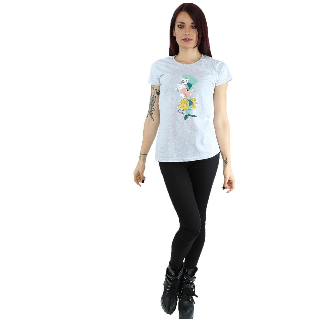Disney Womens/Ladies Classic Mad Hatter Cotton T-Shirt