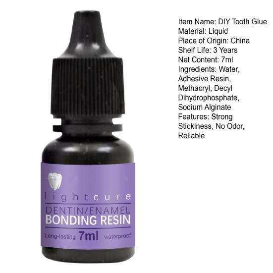 7 мл зубного клея для украшения драгоценными камнями - прочный, быстросохнущий, водостойкий, без запаха