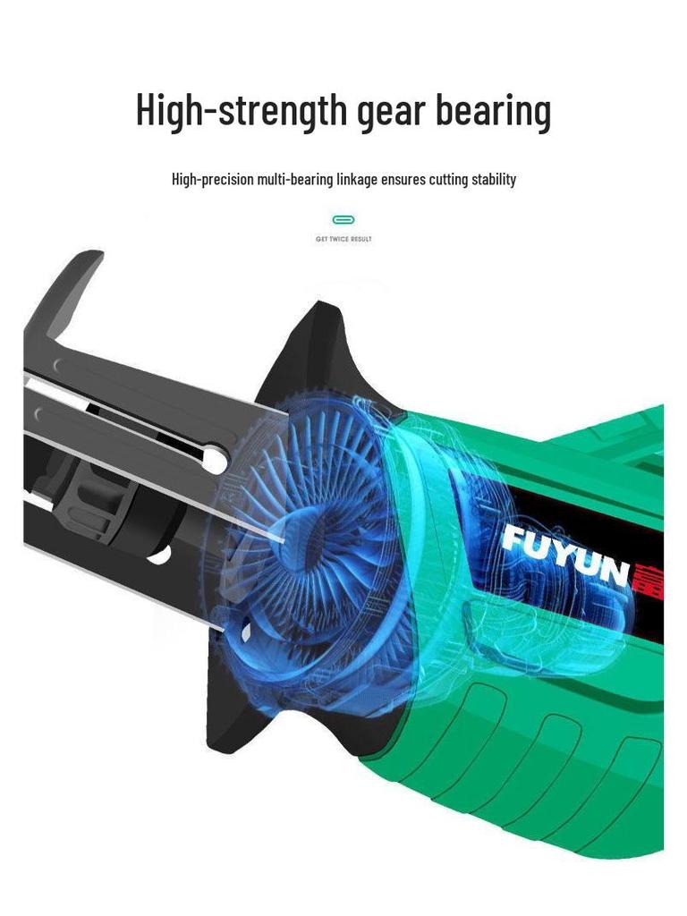 Перезаряжаемая ручная бесщеточная бензопила - Многофункциональная сабельная пила с литиевой батареей для бытовой заготовки древесины