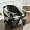 Tropical Plants Tub Sofa Covers Split Style Stretch Spandex Club Armchair Cover Couch Slipcovers With Seat Cushion Cover Summer