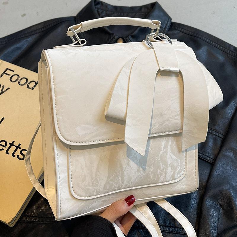 Premium Shoulder Bag Women'S Shoulder Back Women'S Fashion Personality Beautiful Simple College Style Bow Messenger Bag
