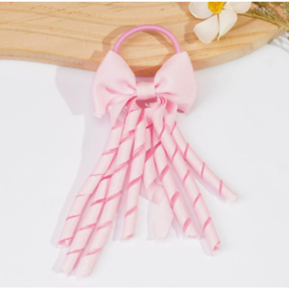 Girl Rubber Band Hair Rope Cheerleader Girl Hair Tie Hair Ring Ponytail Holder Bowknot Headdress