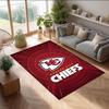 Kansas City Chiefs Crystal Velvet Carpet Soft Anti?Slip Floor Mat Comfortable Home Living Room Bedroom Decor Rug
