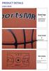 SportsMRT Tang M806 Ultra-Fiber Basketball, No. 7, Foamed Midsole, Adult, Indoor/Outdoor Cement Court Use
