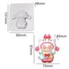Kawaii Labubu Silicone Mould Cute Cartoon Image Baking Mold Diy Chocolate Cake Candy Baking Mold Craft Making Tools