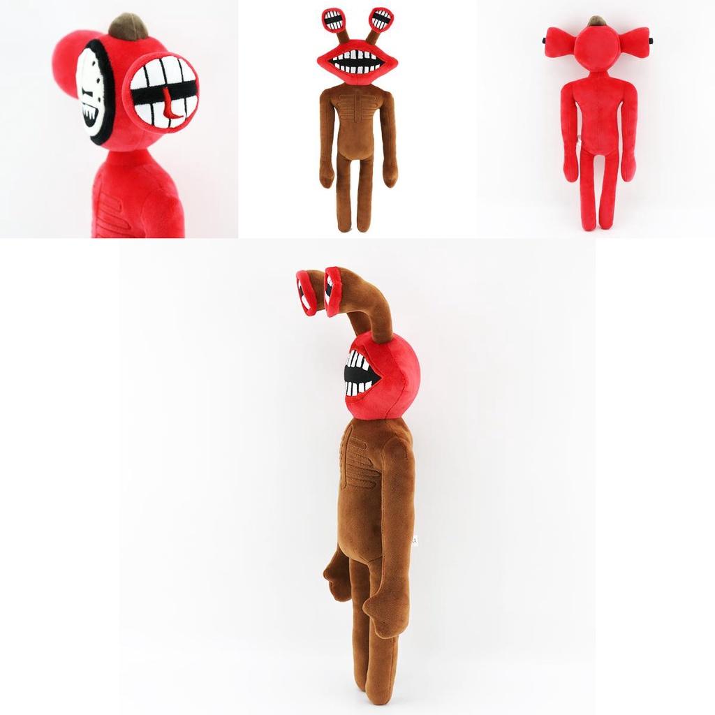 Плюшевая игрушка-хоррор Сиреноголовый с очаровательным дизайном монстра с большим ртом, часами и какашкой для детей