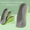 Massage Height Increasing Insole for Men Women Invisible Half Cushion for Arch Support and Breathability 1.5-3.5cm Internal Height Increasing Insole