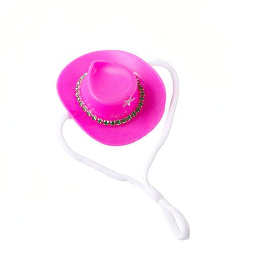 Шляпы для маленьких животных Хомяк Мини ковбойская шляпа Дизайн со стразами в виде звезды Крошечная шляпа для питомца Аксессуары для костюма для морской свинки кролика