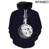 3D Printed Sweatshirt Astronaut Starry Sky Men Women Children Hoodies Fashion Pullover Long Sleeve Boy Girl Kids Streetwear Tops