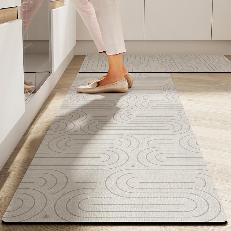 Anti-Skid Kitchen Mat  Living Room Bedroom Long Area Rugs Absorbent Bathroom Entance Doormat Balcony Hallway Decor Carpet