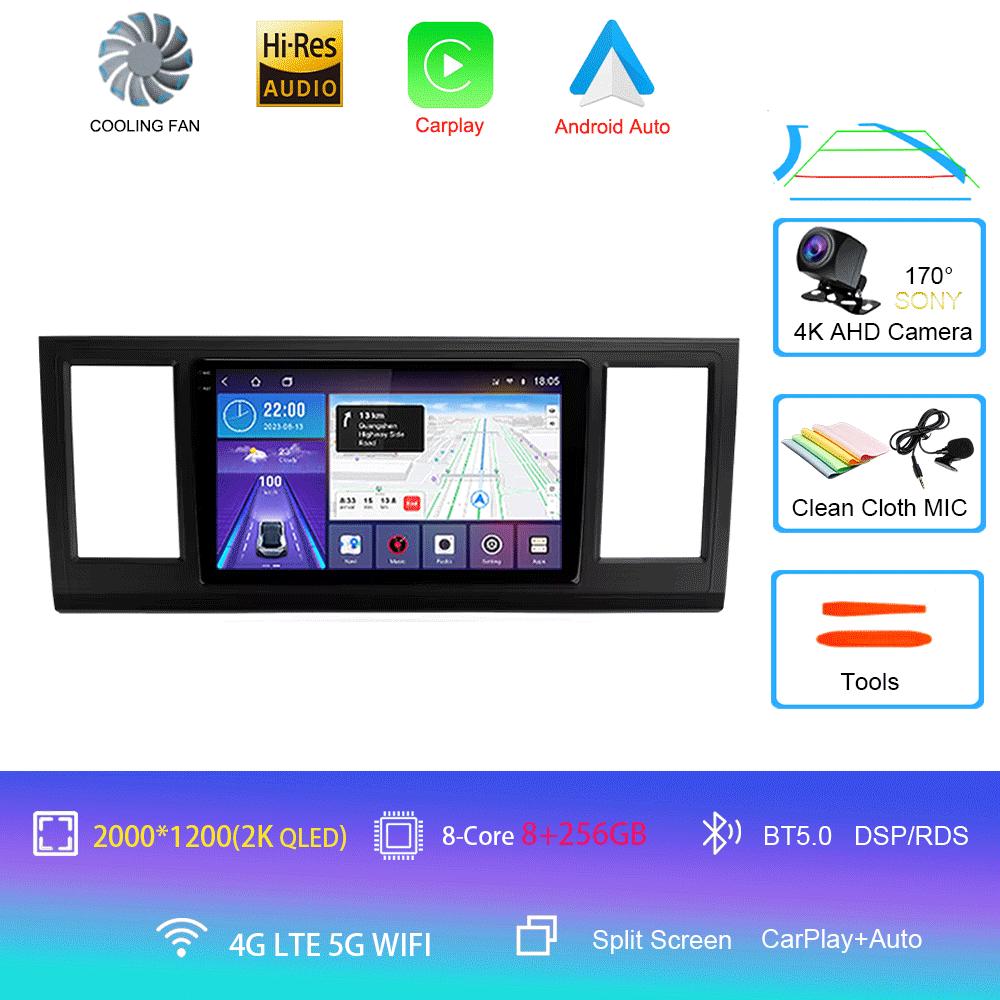 Car Radio Android 14 Carplay Auto Multimedia Player For Volkswagen Caravelle 6 T6.1 T6 2015-2020 Autoradio Stereo 2din Head Unit