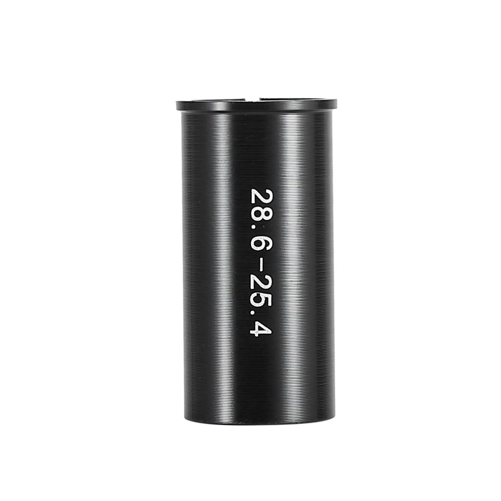 X AUTOHAUX Bike Seatpost Tube Adapter Seatpost Reducing Sleeve Adapter Aluminum Alloy Mm Black 25.4 - 28.6