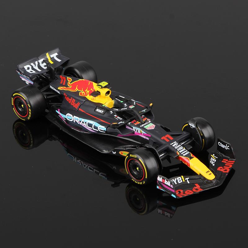 ABAC1 Bburago 1:43 2023 Модель F1 RB19 W14 SF23 C43 A523 AMR23 Гоночный Сплав Автомобиль Игрушка Red Bull Mercedes Alfa Romeo Apline