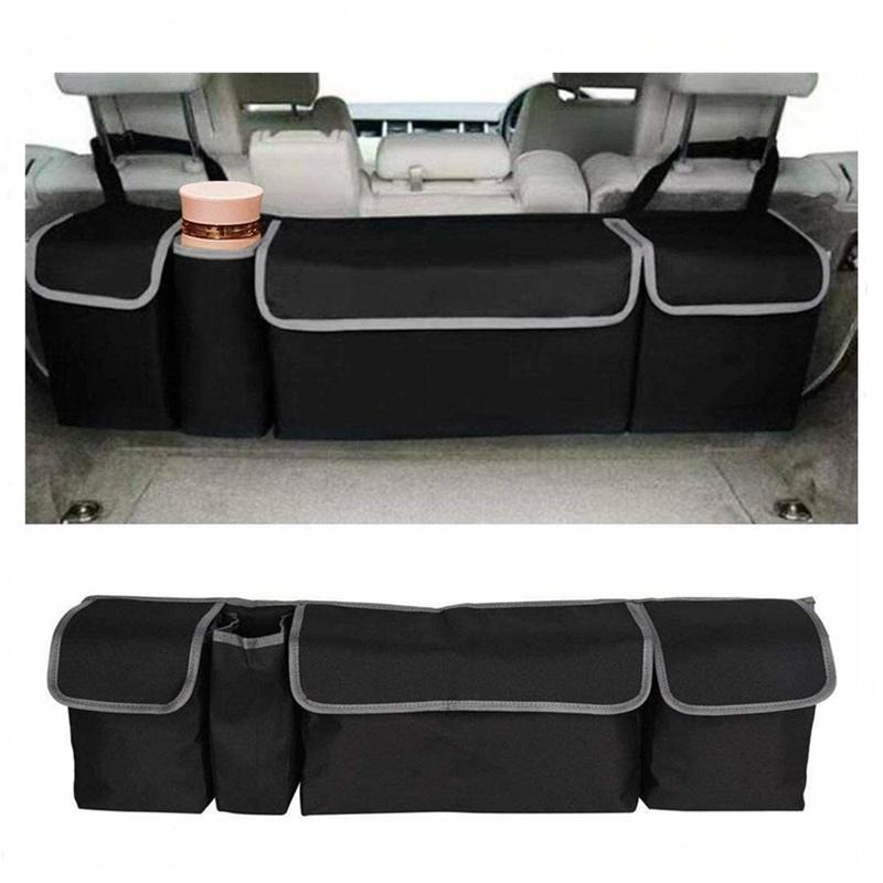 Large Car Boot Pocket Storage Bag Organiser Back Seat Hanger Tidy Hanging Pouch