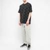 Nike Футболка с логотипом All Over Swoosh, черная мужская уличная одежда CK4094-010
