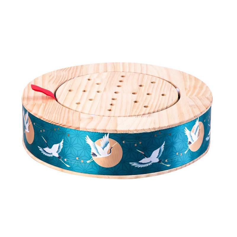 Портативный табурет для моксотерапии из массива дерева и набор подушек для терапии бедер, живота и спины